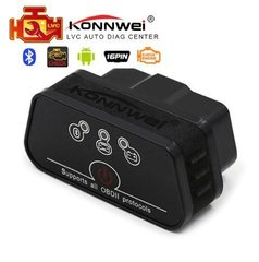 Автосканер Konnwei KW901 OBD 2 ELM327 V1.5 pic18f25k80 Bluetooth 3.0 чорний