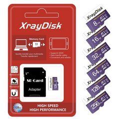 Високошвидкісна Карта пам'яті XrayDisk MicroSD 64 GB U1 A1 V30 C10 + SD Adapter для 4K Ultra HD