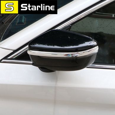 Молдинг стрічка для авто Хром ширина 30 мм Захисна Наклейка для кузова автомобіля на скотчі автомобільному