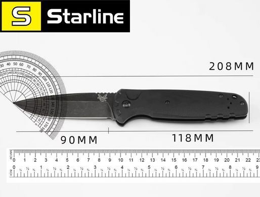 Автоматичний складаний ніж Benchmade CLA (Composite Lite Auto) 8.6 см 4300BK сталь CPM MagnaCut, США