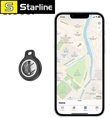 Умный Брелок Hoco E91 Tiger Anti-Lost, белый, по принципу AirTag GPS Positioning