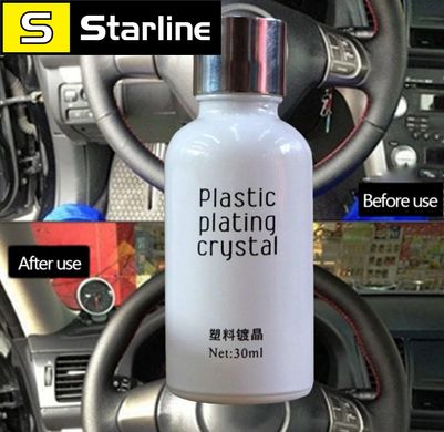 Востановитель пластика автомобиля нано покрытие" Plastics Plating Crystal" 30 ml