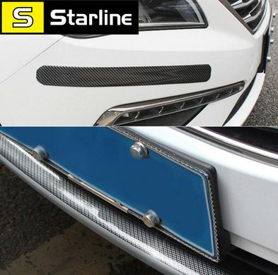 Молдинг стрічка Карбон 4D Тюнінг Захисна стрічка кузова порогів багажника і інших елементів, вуглецеве волокно