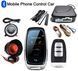 Автосигнализация Bluetooth (приложение) c бесключевым доступом, автозапуском двигателя, ключ с жк дисплеем