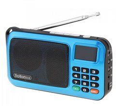 Радіоприймач Rolton W405 Export Edition з FM-радіо Синій