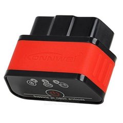 Автосканер Konnwei KW903 OBD 2 ELM327 V1.5 pic18f25k80 Bluetooth 3.0 красный