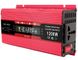 Перетворювач струму 1200W, інвертор KME 12 V — 220 V 1200 W LCD-дисплей USB Red модифікований інвертор