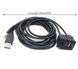 Автомобільний подовжувач USB-AUX адаптер порт-панель 3,5 мм AUX USB подовжувальний кабель адаптер перехідник