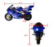 Детский мини-спортивный мотоцикл 2 тактный БЕНЗИНОВЫЙ 49 КУБ синий