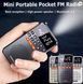 Портативне FM-радіо Rolton T1 кишеньковий Bluetooth 5.0 динамік, TF-карта для відтворення музики.