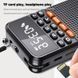 Портативне FM-радіо Rolton T1 кишеньковий Bluetooth 5.0 динамік, TF-карта для відтворення музики.