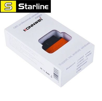 Автосканер Konnwei KW903 OBD2 Vgate iCar Pro ELM327 V1.5 pic18f25k80 Bluetooth 5.0 Apple IOS Android Windows