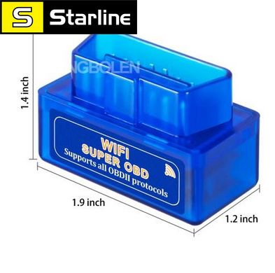 АВТОСКАНЕР ELM327 V1.5 WIFI OBD2 PIC18F25K80 Android/Ios/Windows