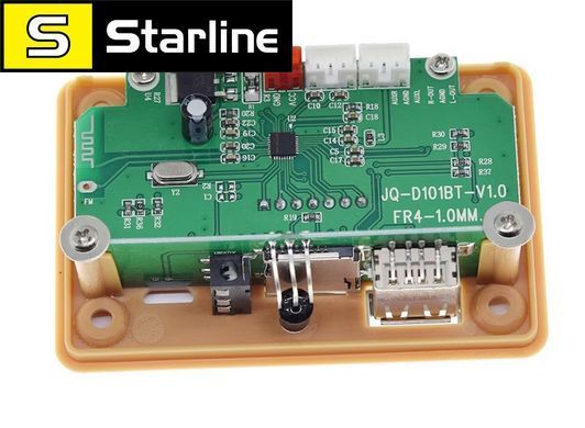 Модуль декодера MP3 з Bluetooth 5.0 підтримка USB TF AUX FM функція еквалайзера 5 В/12 В кольоровий екран