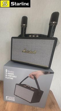 Ретро-колонка Marshall M72 з Bluetooth плюс 2 вокальні мікрофони в комплекті