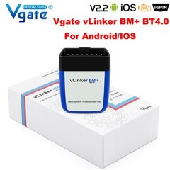 Автомобільний діагностичний сканер для BMW Vgate VLinker BM+ Bluetooth 4.0 для Android/iOS