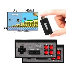 Игровая консоль беспроводная HDMI Dendy NES 8бит 568игр Data Frog Y2 HD 4K