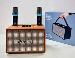 Ретро-колонка Marshall M72 з Bluetooth плюс 2 вокальні мікрофони в комплекті Коричневий