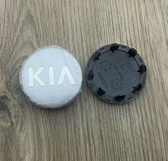Ковпачки (заглушки) в диски KIA 58 мм 4 шт./комп. Сріблястий