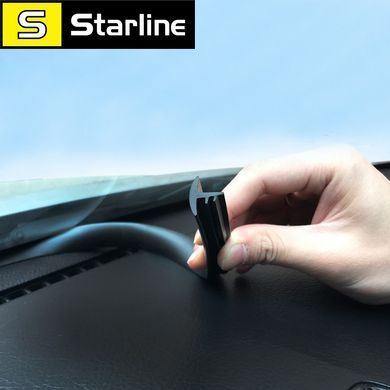 Ущільнювач автомобільний універсальний для приладової панелі T-подібна гумка між торпедою і склом