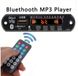 Автомобільний Аудіо MP3-плеєр FM, Bluetooth, AUX, USB, SD модуль живлення 12В з Пультом