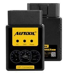 Автосканер AUTOOL A1 ELM327 V1.5 Wi-Fi OBD2 Android/Ios/Windows, кращий за ELM327