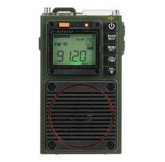 Мультифункціональний радіоприймач RETEKESS TR111 з акумулятором Радіо FM AM SW VHF WB / LED-дисплей / MP3 / TF / Bluetooth