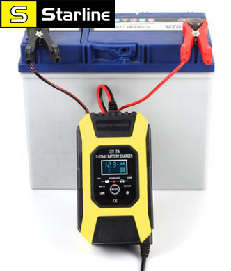Зарядное устройство для автомобильного аккумулятора Foxsur 12V 7A