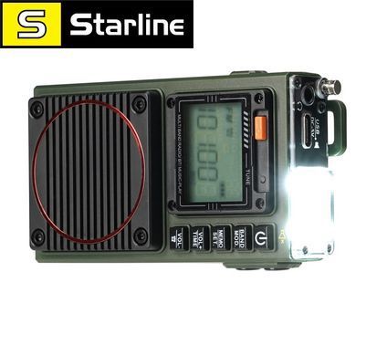 Мультифункціональний радіоприймач RETEKESS TR111 з акумулятором Радіо FM AM SW VHF WB / LED-дисплей / MP3 / TF / Bluetooth