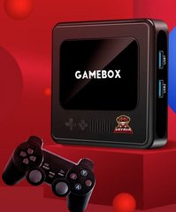 Игровая консоль G10 GAMEBOX ТВ-приставка Android 3D 4K HD PS1PSP беспроводная 128 ГБ.45000 игр