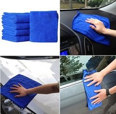 Микрофибра для автомобиля, мягкая впитывающая ткань для мытья, уход за автомобилем 25*25 см