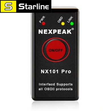 Автосканер NEXPEAK NX101 PRO ELM 327 V1.5 OBD2 Bluetooth 3.0 ДВІ ПЛАТИ чіп PIC18F25K80