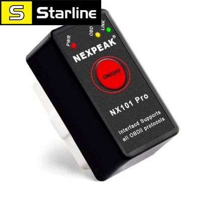 Автосканер NEXPEAK NX101 PRO ELM 327 V1.5 OBD2 Bluetooth 3.0 ДВІ ПЛАТИ чіп PIC18F25K80