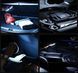 Светодиодный плафон светильник для салона авто магнитное крепление, цвет свечения белый, синий, ледяной синий, USB зарядка