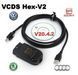 Автосканер VCDS HEX-V2 22.10 OBD2/USB, діагностичний адаптер кабель ВАСЯ Російська версія RUS