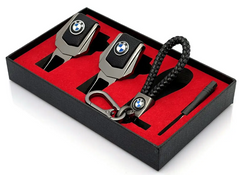 Подарочный набор из заглушек и брелка с логотипом BMW