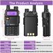 Рация Baofeng Walkie Talkie UV-5R 8W двухдиапазонная радиостанция VHF UHF FM портативный трансивер для охоты 16 км