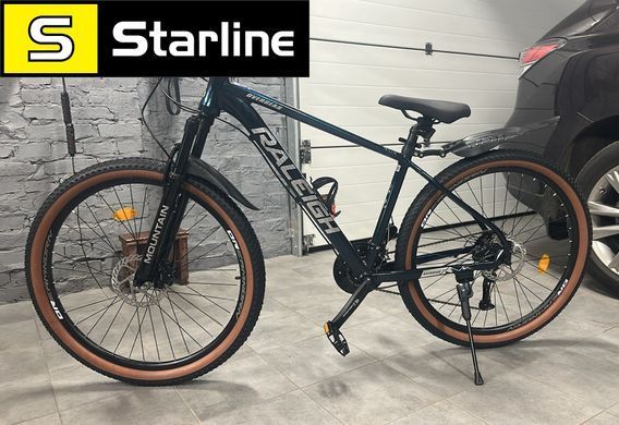 Горный велосипед RALEIGH с амортизацией, из алюминиевого сплава, гидравлические тормоза 33 скорости 27,5 дюймов (170-195 см)