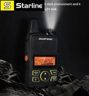 Мини-рация Baofeng BF-T1 UHF 400-470 МГц, портативная, 5 Вт, двухсторонняя радиостанция, 1500 мАч, 20 каналов