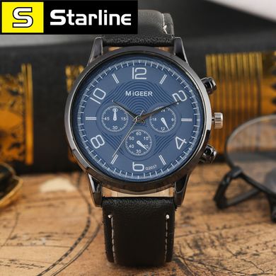 Подарунковий набір, гаманець + крутий кварцовий годинник із ремінцем, наручний годинник