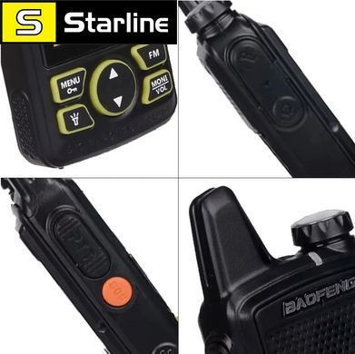 Мини-рация Baofeng BF-T1 UHF 400-470 МГц, портативная, 5 Вт, двухсторонняя радиостанция, 1500 мАч, 20 каналов