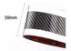 Молдинг стрічка КАРБОН-ХРОМ 4D з вуглецевого волокна тюнінг, захисна стрічка кузова, порог, ширина 7 см
