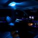 Светильник салона авто + магнитное крепление, цвет свечения белый-синий-голубой + USB зарядка