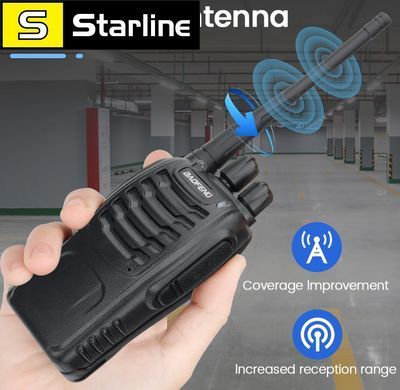 2 штуки Baofeng BF-88E Pro Walkie Talkie Беспроводная рация с возможностью копирования частоты, дальний диапазон UHF 400-470 МГц