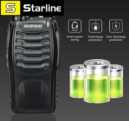 2 штуки Baofeng BF-88E Pro Walkie Talkie Беспроводная рация с возможностью копирования частоты, дальний диапазон UHF 400-470 МГц
