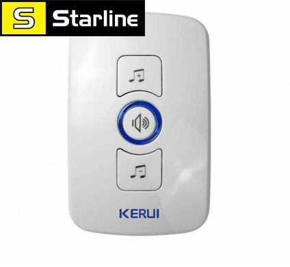Smart дверний дзвінок Kerul M 525 бездротовий 1 ресивер 1 дзвінок колір Білий