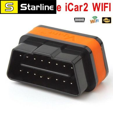 Автосканер Диагностика Vgate iCar2 OBD 2 ELM327 OBD2 WIFI для IOS