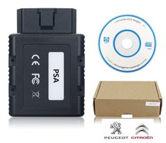 PSA Com Bluetooth Peugeot/Citroen сканер, автосканер, діагностика авто аналог Lexia-3 Російська мова + CD-диск