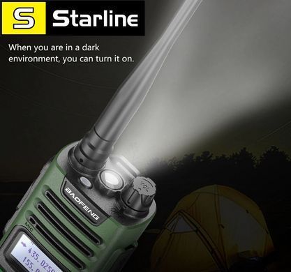 Рація BaoFeng UV-13 PRO V2, 10 Вт, Дводіапазонна, роз'єм usb-c, дальність 30 км &mdash; 15 днів Жовтогаряча