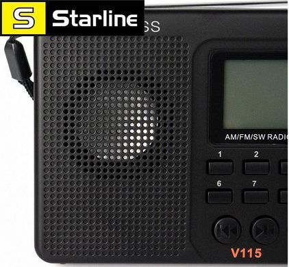 Радіоприймач Retekess V115 з MP3 плеєром та акумулятором 1000 mAh (V115)